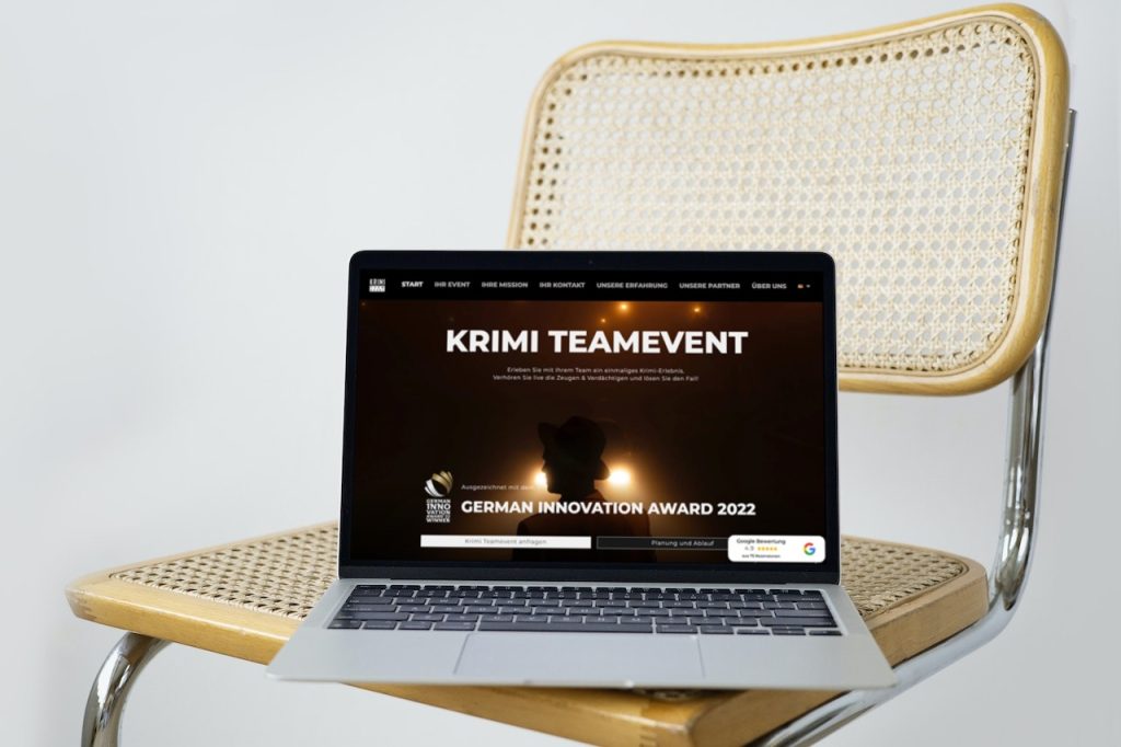 Krimi Teamevent Start-up Hilfe in Frankfurt Webseiten erstellen